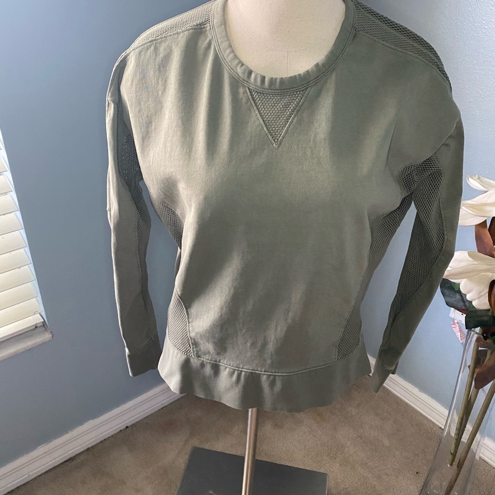 Olive Green Athleta Sweatshirt